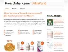 Tablet Screenshot of breastenhancementpillsworld.com